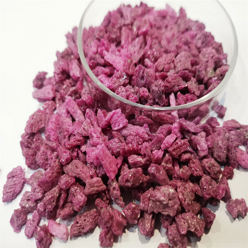 中铬铬刚玉5-8毫米5-8MM仿锆宝石打孔珠毛坯料粉珠原料