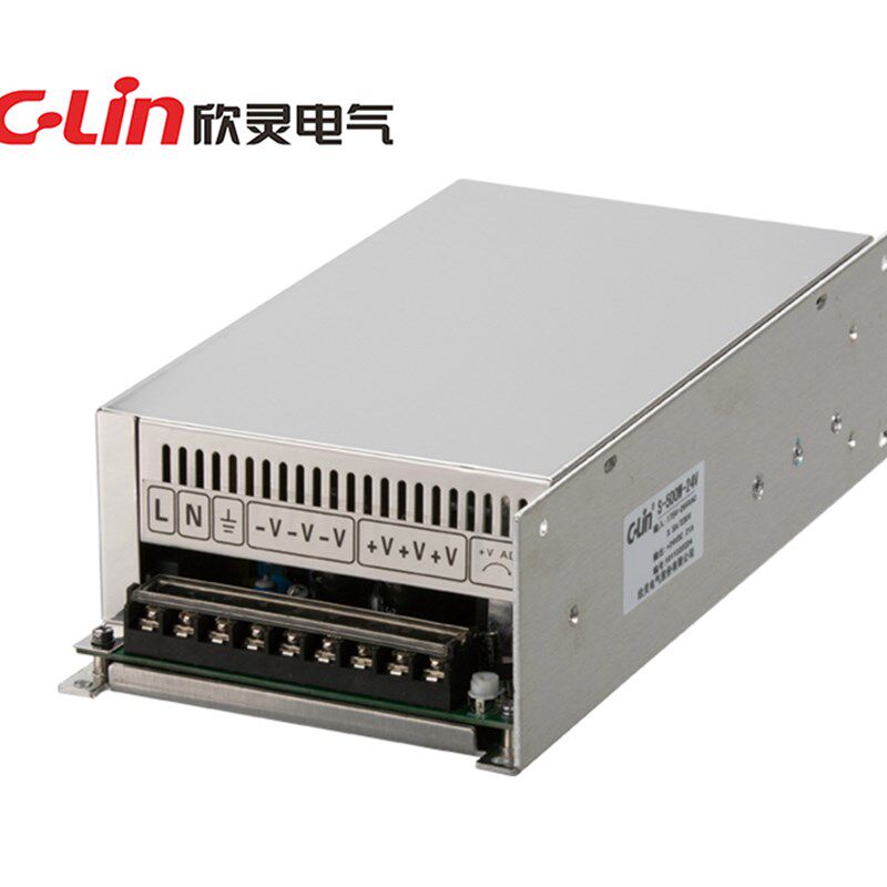 C-Lin欣灵牌S-500W-24V 20A 24VDC单组 直流变压器500W开关电源