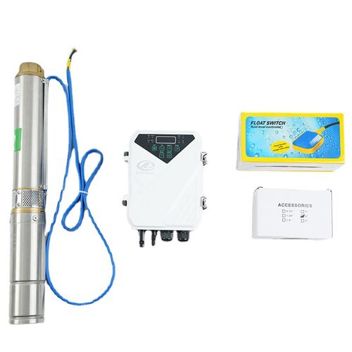 厂家直销太阳能水泵 1hp 直流无刷太阳能潜水泵 solar water pump