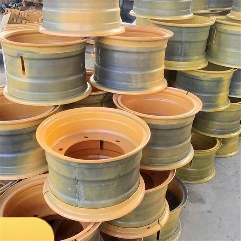 装载机 铲车钢圈轮毂配件725 825 1200 14/90 16/70等加厚钢圈