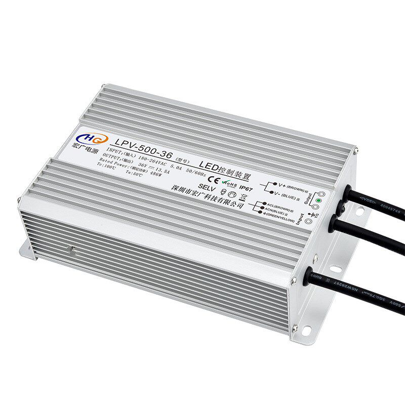 500W24V防水开关电源 24V20A防水电源 500W恒压防水电源