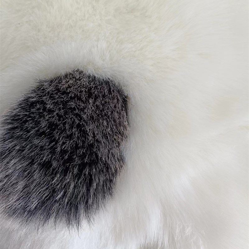 网红熊猫可爱熊猫屁屁高端机织羊毛撸猫感居家美臀垫坐垫椅垫地毯