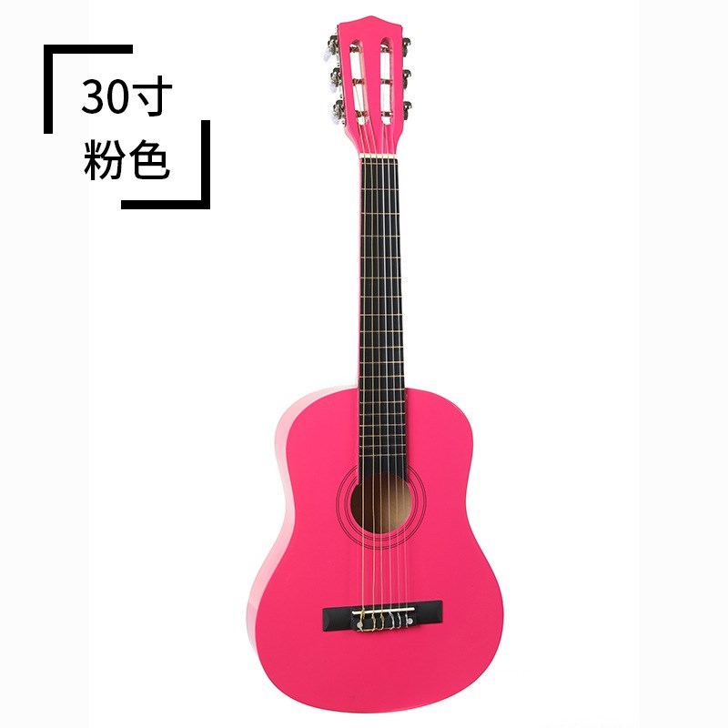 30/34/36寸民谣吉他钢丝弦初学儿童吉他练习入门玩具吉他