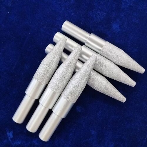 科美 钎焊砂轮磨头锥形斜孔打磨 铸铁石材橡胶大理石用 内圆磨