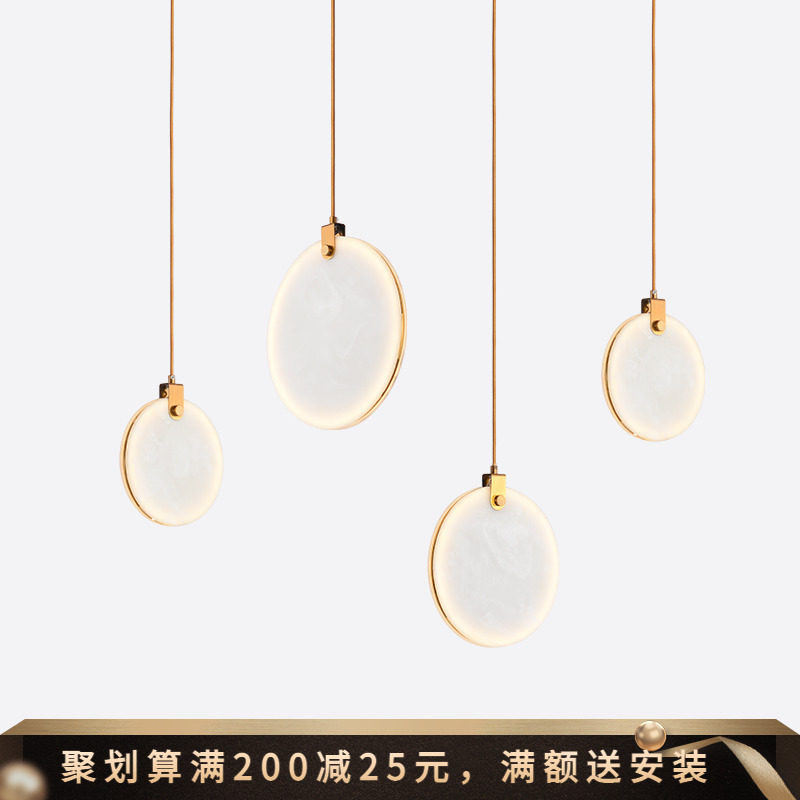 中山工厂北欧床头吊灯简约轻奢灯具个性吧台餐厅楼梯间样板房设计