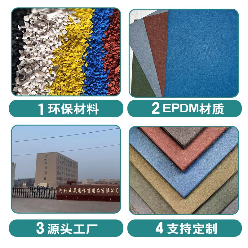 橡胶地垫 安全防滑地垫健身运动塑胶室内橡胶地垫防潮隔音垫
