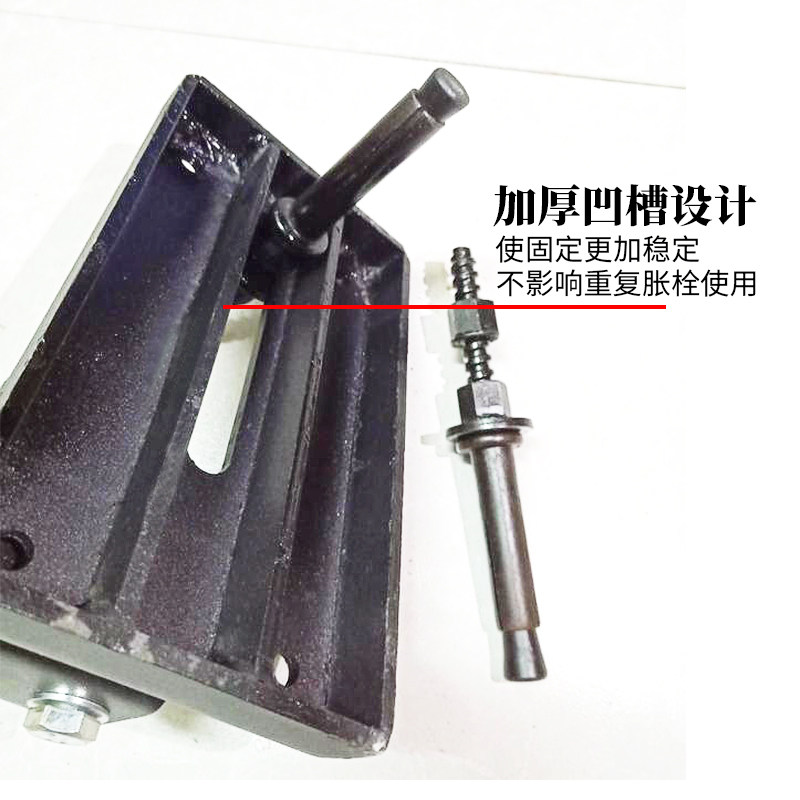 OI20水钻机支架调节底座钻孔机通用多功能180度可调角度打斜孔铁