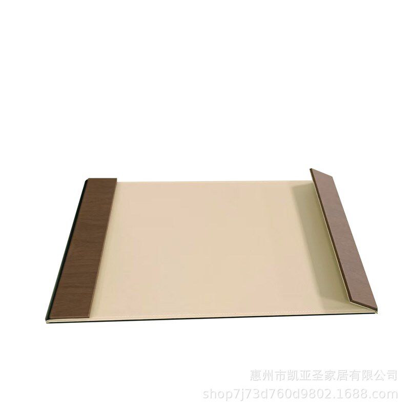 现代样板间书房桌面装饰品摆件皮革书写垫板主题搭配装饰办公用品