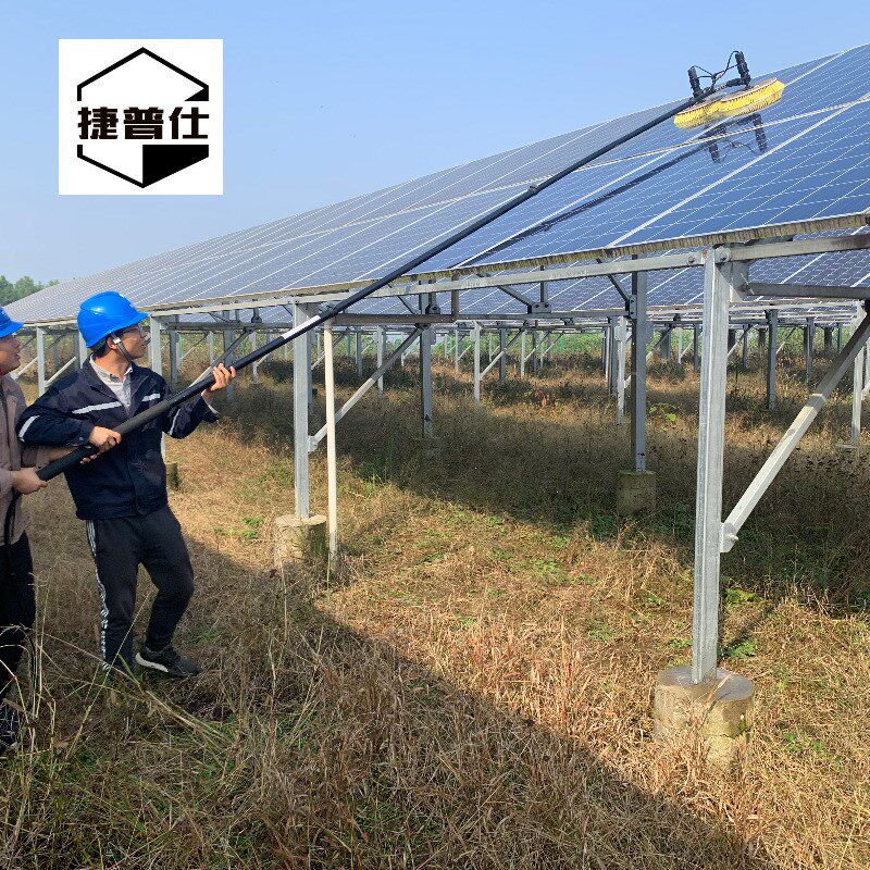 太阳能光伏板清洗机器人光伏发电板清洁设备刷电动工具双头锂电版