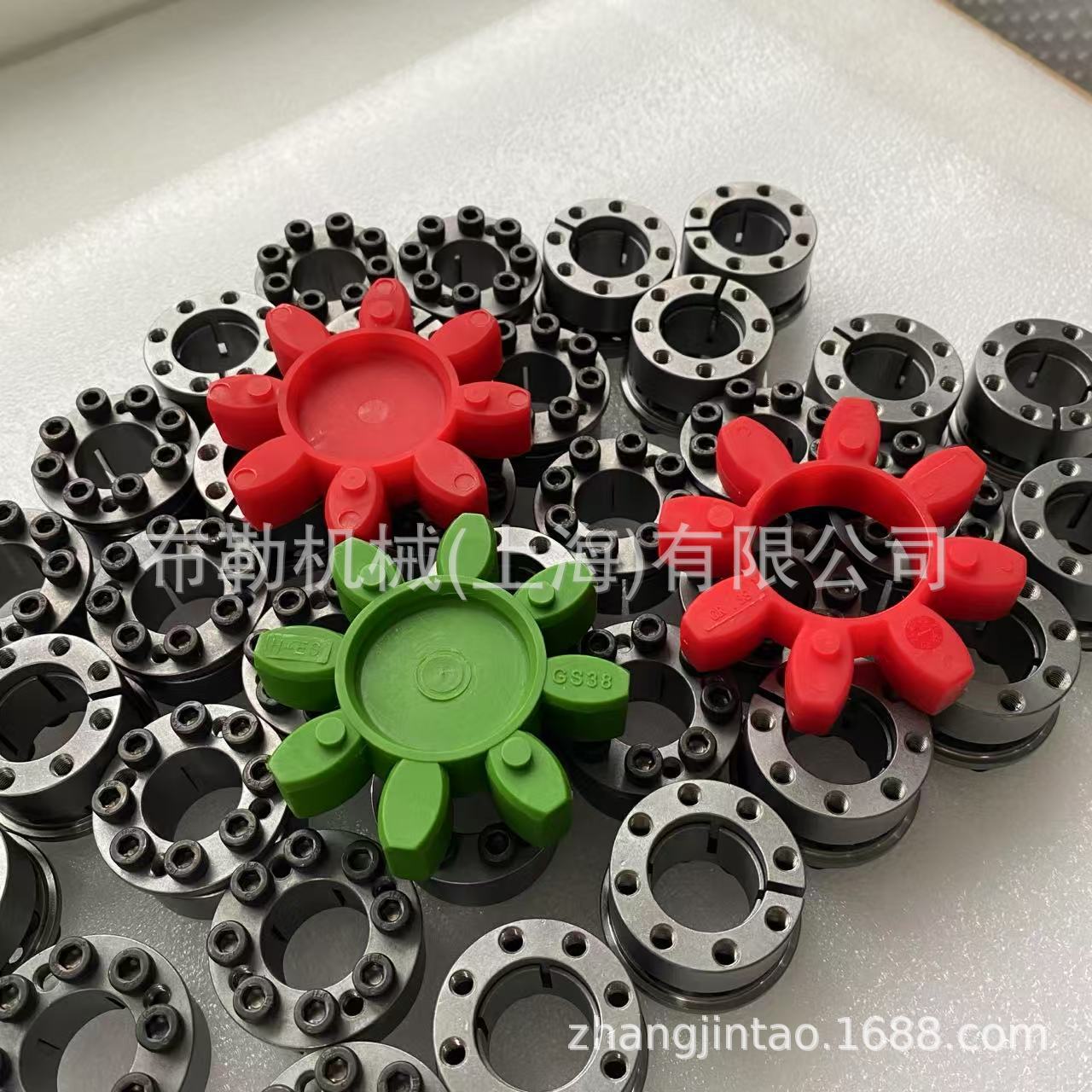 GR形联轴器弹性块ROTEX55聚氨酯梅花减震圈60X120X22KTR缓冲垫红
