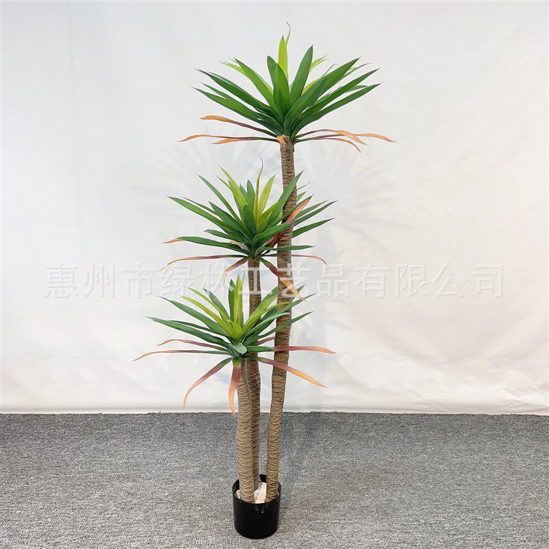 仿真荷兰铁 仿真绿植铁兰树 橱窗装饰摆件龙舌兰落地盆栽仿真剑麻