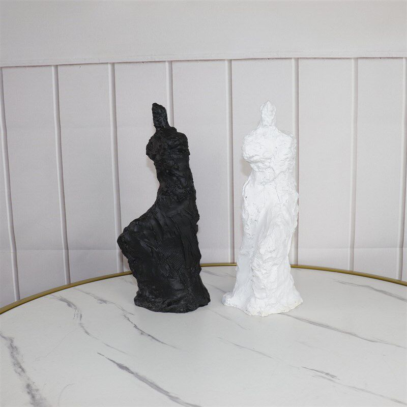 简约现代抽象树脂雕塑人物摆件 创意软装家居饰品工艺品