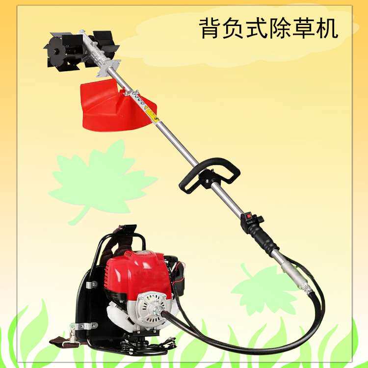 汽油背负式除草耕地机 果树种植割草机 四冲程土地除草松土机 现