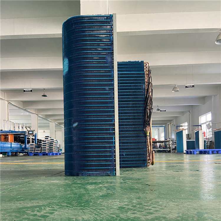 翅片式蒸发器制冷展示柜冰柜风冷水冷小型铜管散热器热交换冷凝器