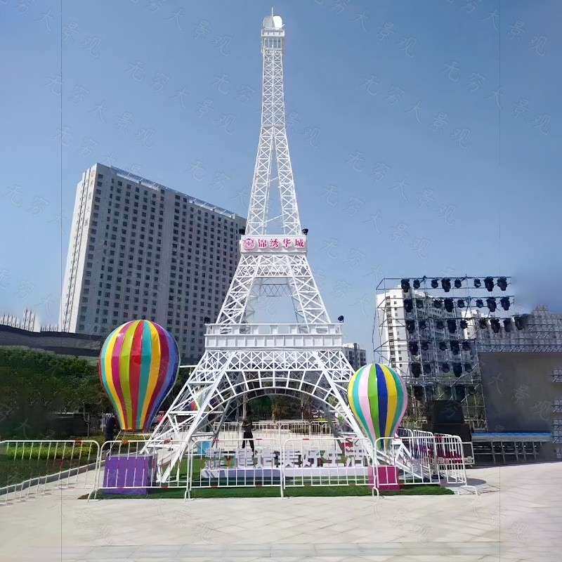 厂家生产埃菲尔铁塔景观园林户外广场装饰摆件工艺塔钢结构工艺塔