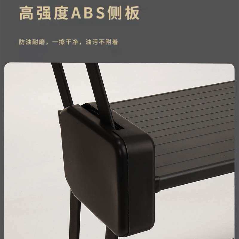 莱利leiry厨房置物架吊柜折叠下拉备菜架调料架收纳拉篮挂架双层
