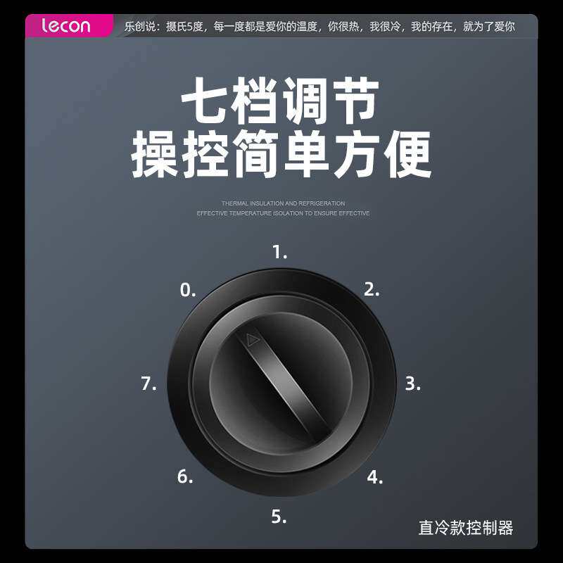 乐创商用饮料柜超市冰柜啤酒冷藏柜双门立式展示柜三门保鲜冰箱