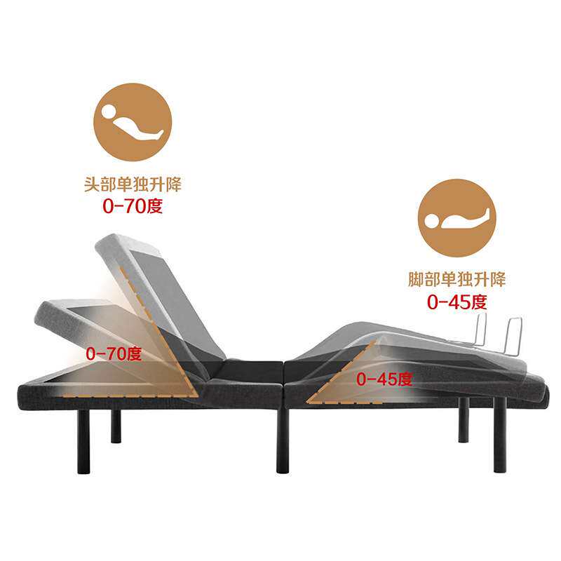 智能电动床架家用可折叠自动升降遥控酒店卧室多功能床架排骨架