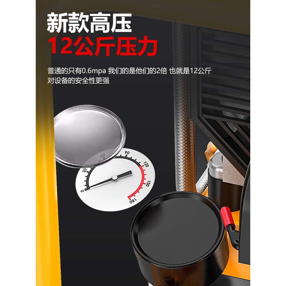 空压机气泵空气压缩机高压220V无油静音汽泵气磅工业级12压打气泵