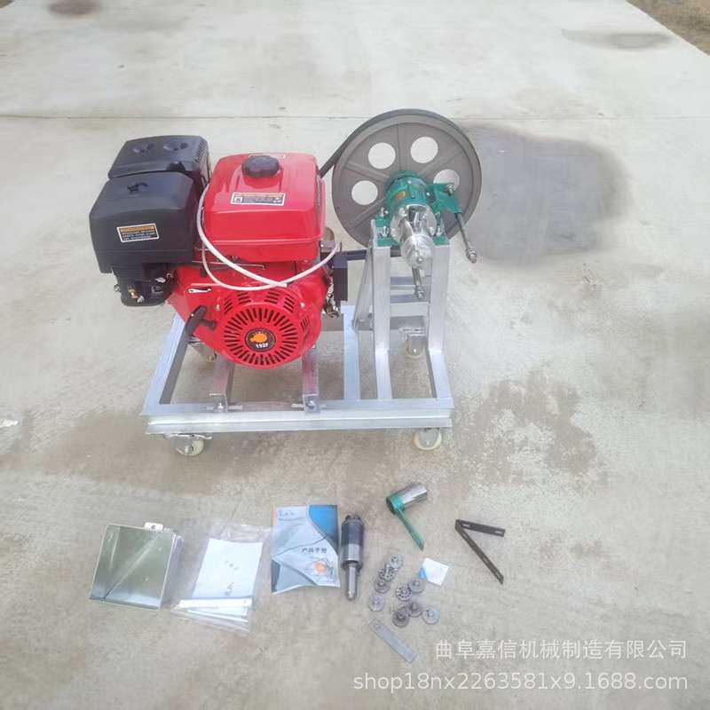 小型流动赶集汽油膨化机电机款膨化机 柴油汽油式玉米杂粮膨化机