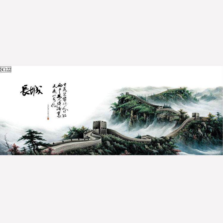 水族鱼缸背景画背景纸清静生意兴隆背景画舍得背景画锦绣前程
