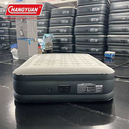 英规内置自动气泵充气床垫双人带枕头加高气垫床Camping Air Bed