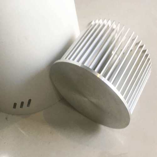 50WLED明筒灯外壳  8寸COB外径215白黑色吸顶吊线60W明装筒灯套件