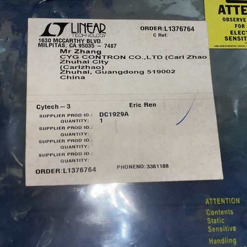 DC1929A 电源管理IC开发工具 LT3752-1 LT8311 - DC/DC 步升/步降
