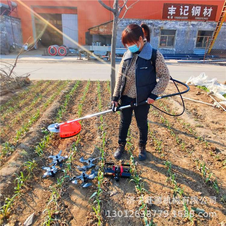 背负式汽油旋耕机 侧挂式汽油割草机 茶园除草松土机