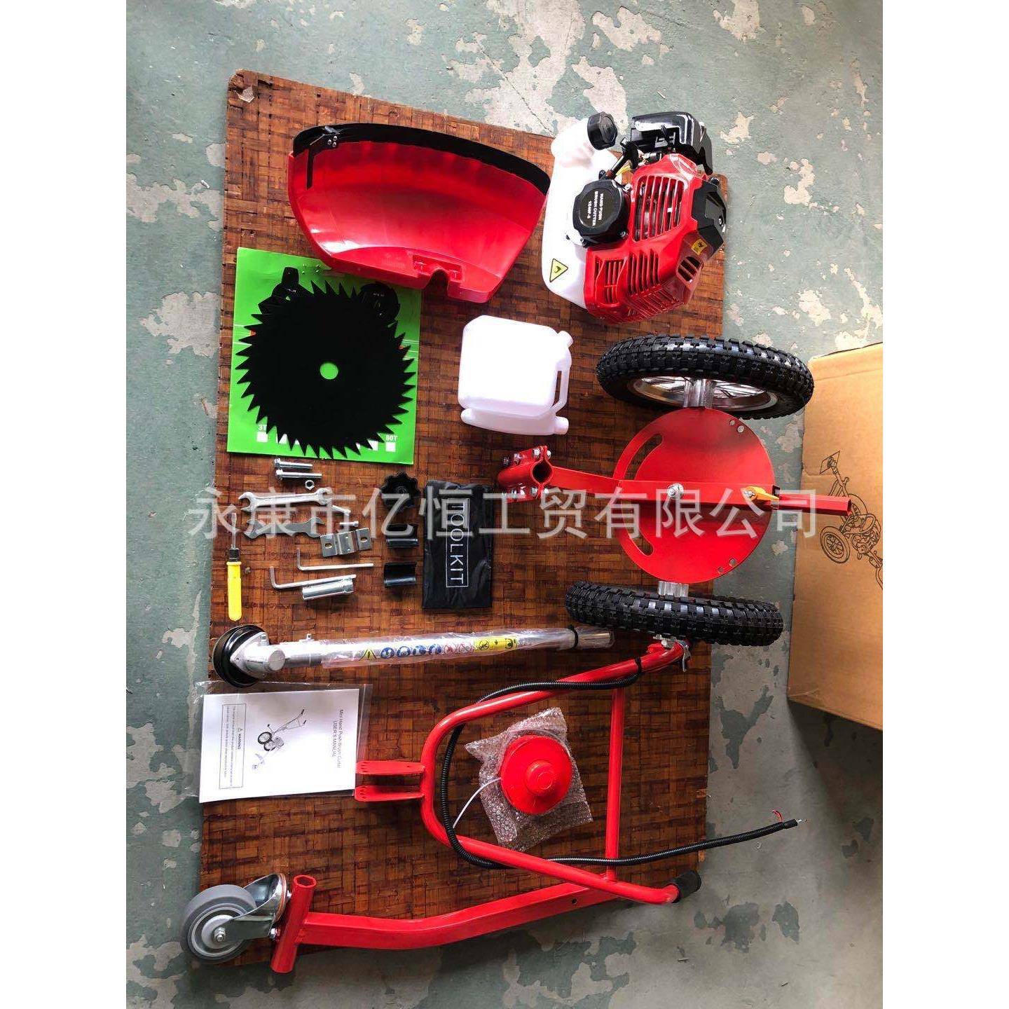 拓戈二冲程汽油割草机小型多功能农用园林割灌机侧挂式家用除草机