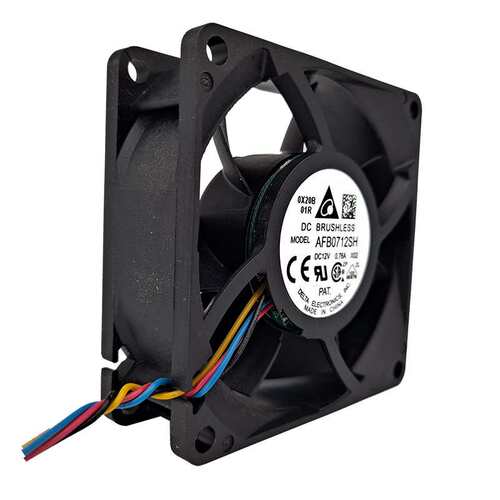 AFB0712SHX02 12V 0.76A 7025 6300转 4线台达调速原装散热风扇