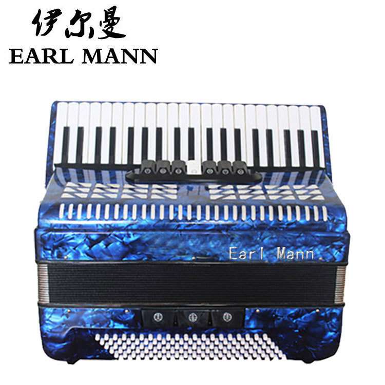 伊尔曼Earl Mann 120贝斯41K3排簧专业手风琴黑色/红色/蓝色