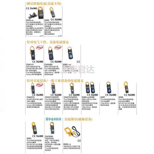 HIOKI日置AC/DC钳形表CM4371便携式高精度智能迷你手持数字万用表