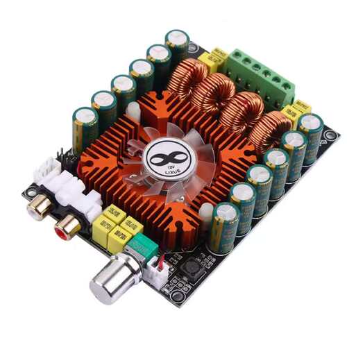2.0HIFI立体声160W*2 支持BTL220W TDA7498E大功率数字功放板