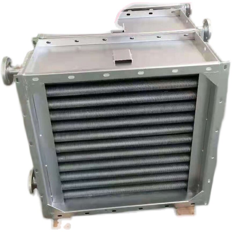 翅片管散热器碳钢铝工业蒸汽散热器烘干房热水换热器导热油散热器