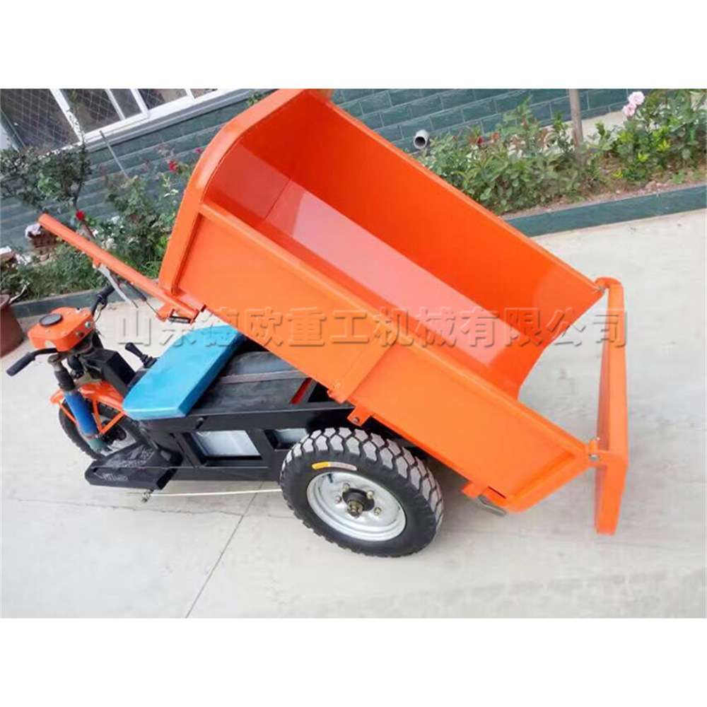 座驾式电动三轮车 建筑用水泥砂浆运输车 垃圾液压自卸周转车