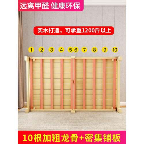 家用1.2米硬板木质床租房小床折叠床实木90cm单人床办公室午休床
