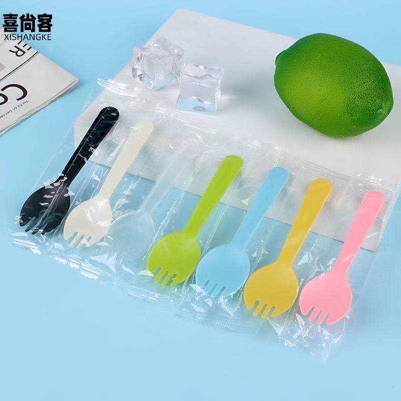 蛋糕冰淇淋叉勺商用加厚沙拉甜品