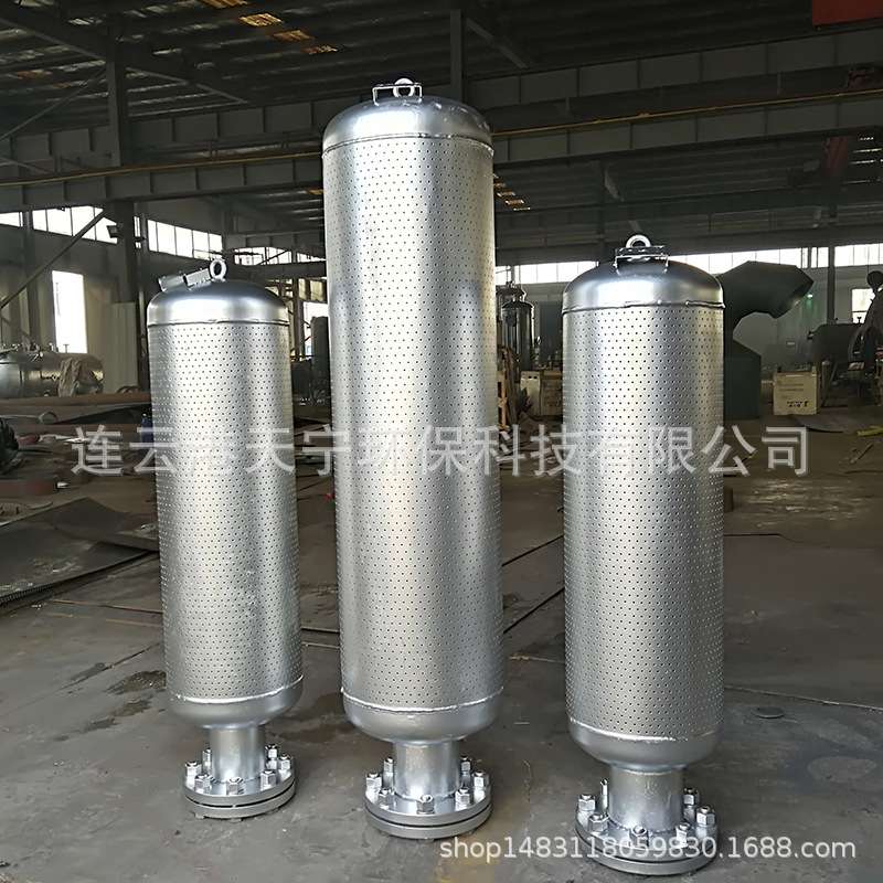 厂家供应现货   锅炉消声器管道蒸汽排气配套降噪设备
