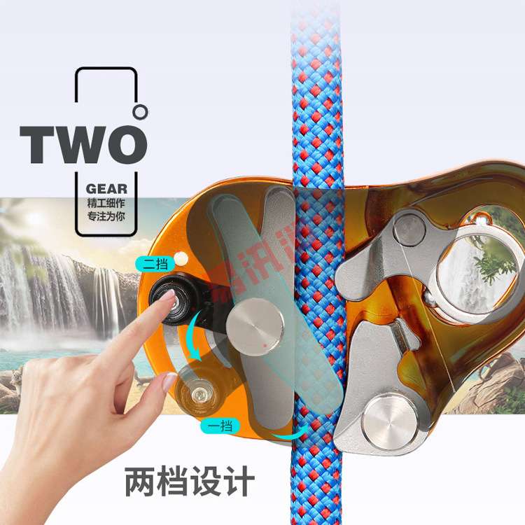 铝合金材质登山安全绳索挂钩户外攀登安全绳索挂钩