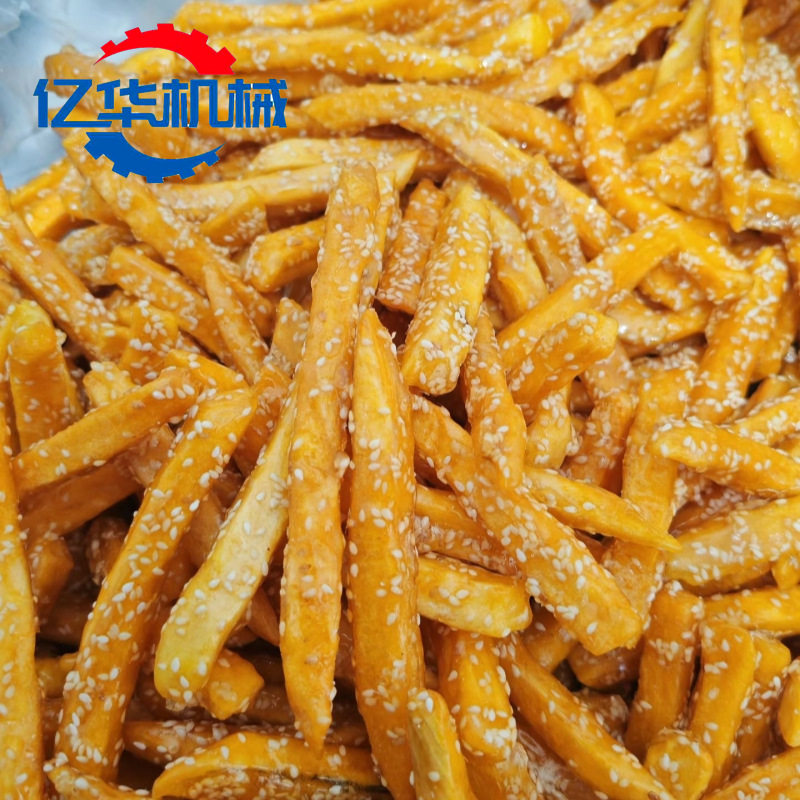 拔丝地瓜条上糖机秋葵挂糖浆设备红糖柠檬片裹糖机生产厂家