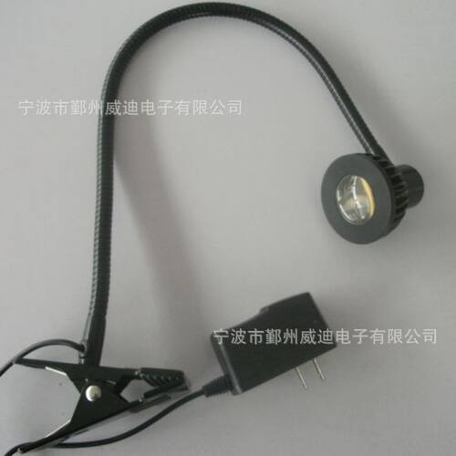 5W 220V 110V LED夹子灯工作灯 金属铁夹子LED机床照明工作灯