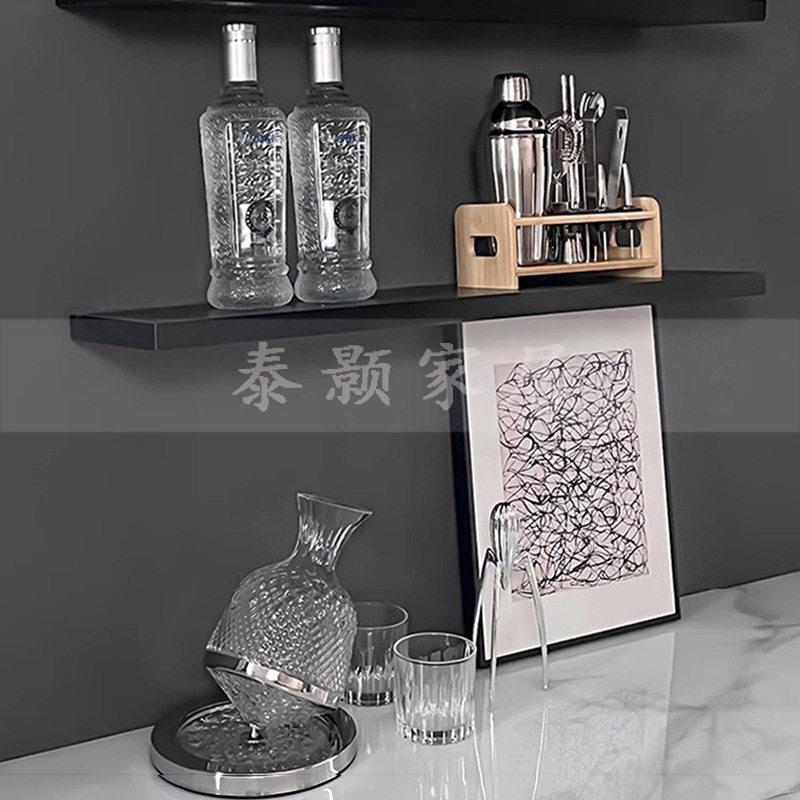 酒柜吧台样板房间售楼处前台摆件装饰品酒杯酒具酒器组合现摆台