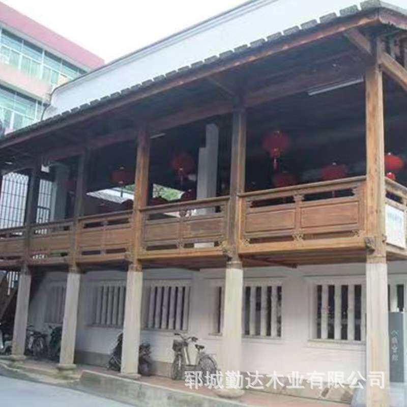 老榆木仿古门头农家乐餐厅式复古大门庭院祠堂木门双开木门单开木