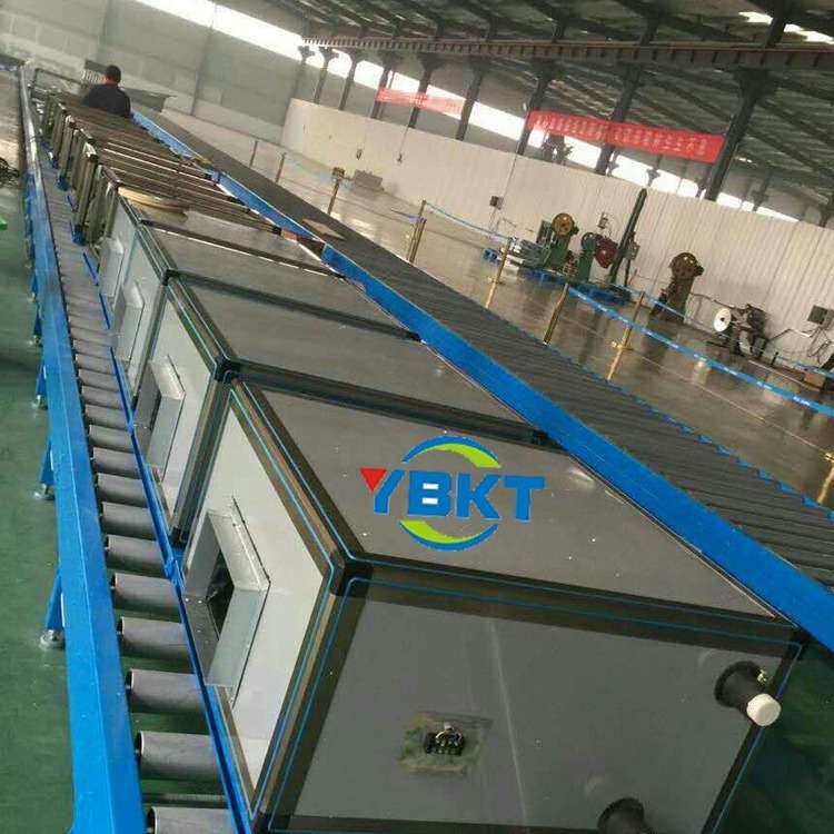 厂家货源卧式新风处理机组 过滤加湿帘4000风量 可初中效水冷暖
