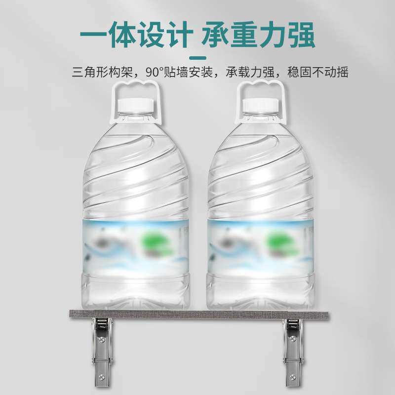304不锈钢折叠隔板比利支架三折弹簧托架直角层板活动五金置物架