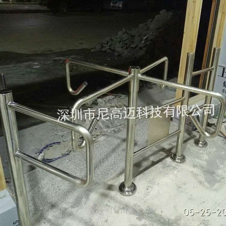 360度旋转门手推门十字旋转闸器转门超市感应摆闸机小区景区工厂