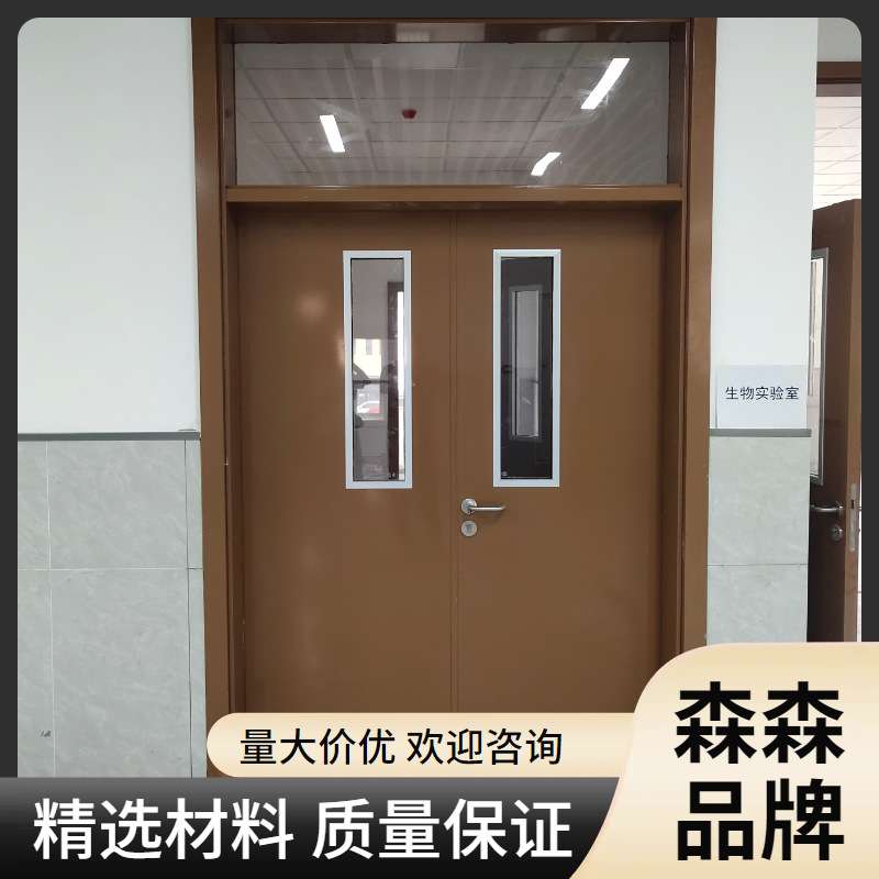 小学教室门学校门防撞防夹手带可视窗镀锌钢板巨梦生产厂家