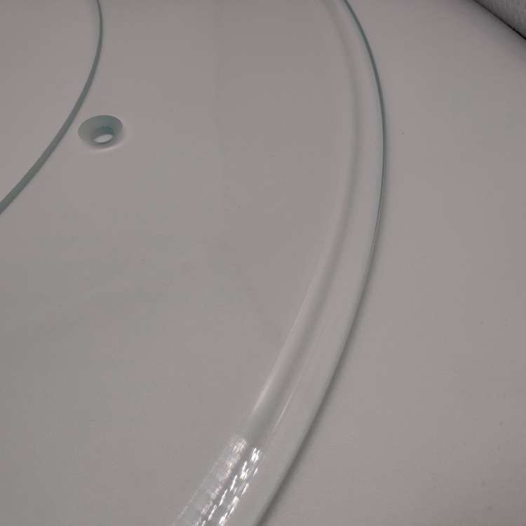 现货供应 开槽CCD分选机钢化玻璃盘 开孔打孔CCD玻璃盘