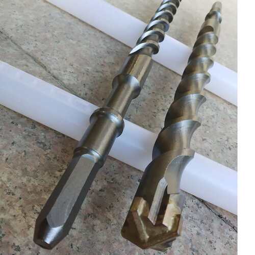长六角38E电锤钻头 18 24 25 28 30 十字四刃合金冲击钻280-400mm